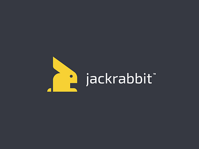 Jackrabbit logo design / unused animal brand developement jackrabbit logo mark rabbit symbol