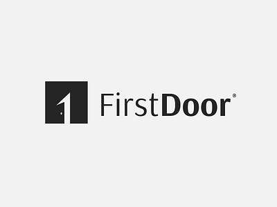 First Door Logo / For Sale brand branding concept door first logo mark