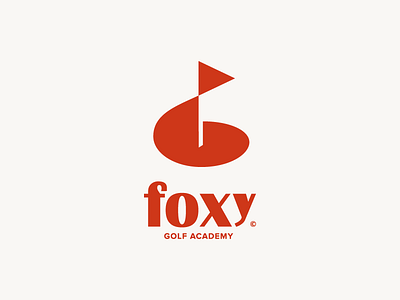 Fox + Golf Logo Concept / For Sale animal brand branding design face fox freelance golf job logo