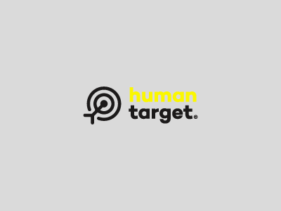Humantarget logo concept / For Sale arrow brand branding freelance head hire human job logo mark smart target
