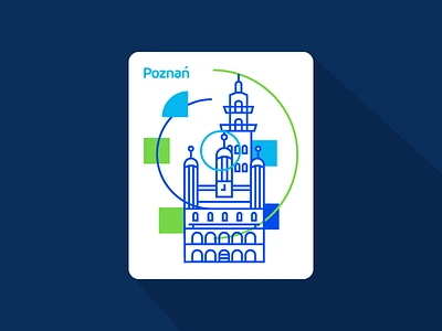 Poznan Magnet branding identity logo magnet mark poznan sticker visual