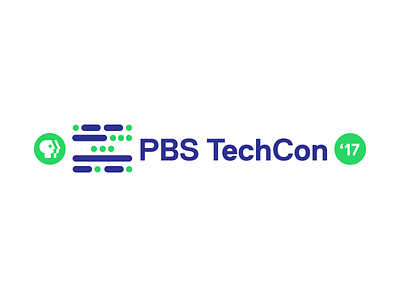 PBS TechCon Logo pt II branding conference identity logo mark morse code techcon technology