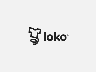 Loko Logo Design pt. II - T-Shirt + Vortex brand branding clothes clothing clothing brand clothing store identity logo mark tshirt