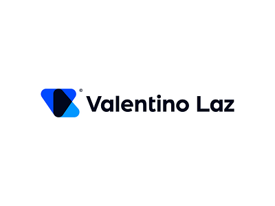 Play button + V + L Logo Design