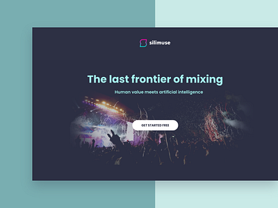 Music app / Landing page