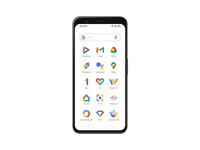 Google app icons