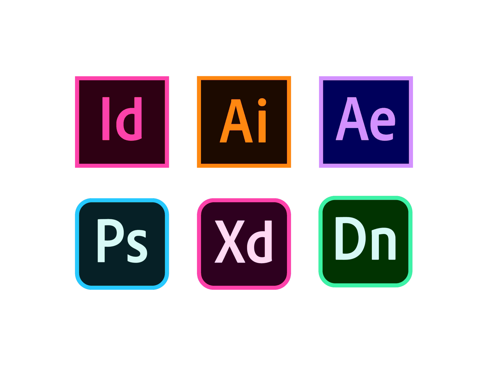 2020 Adobe app icons animation 2d animation adobe adobe cc adobe creative cloud adobe logos adobe products after effects after effects animation creative cloud flat animation flat design icon animation icon design iconography icons logo animation logos logotipos