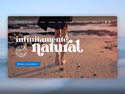 Council of Porto do Son - Homepage redesign beach galicia homepage landing page porto do son ui ui design uiux web website