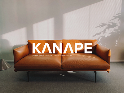 Kanape | Logo branding branding design design furniture graphic logo logotype new objekt prague typography vector visual