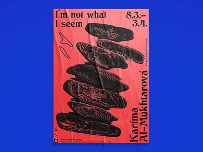 Poster | Karima art black colorful design exhibition gallery graphic objekt poster prague print typography visual