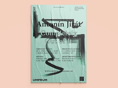 Poster | 207 art design gallery graphic illustration objekt poster prague print typography visual