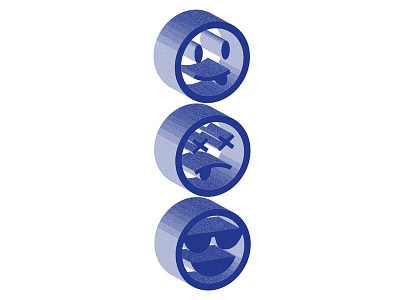 Illustration 40g 3d bjekt blue brochure design emoji emoticon illustration play smile studio summer