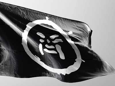 A new logo for Prague crew MMXIV black design flag graphic logo music new prague redesign techno