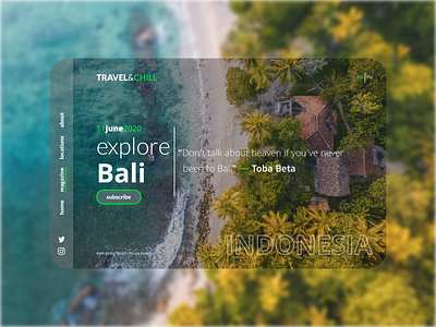 Travel Magazine Web Concept