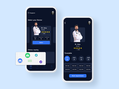 Appointment Booking Mobile Application app appointment booking app clinic app design doctor doctor appointment hospitals medical care medicines minimal mobile mobile app pharmacy ui ux