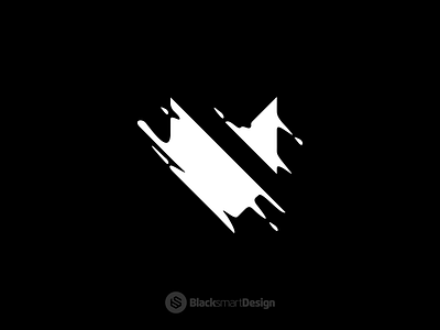 V abstract logo