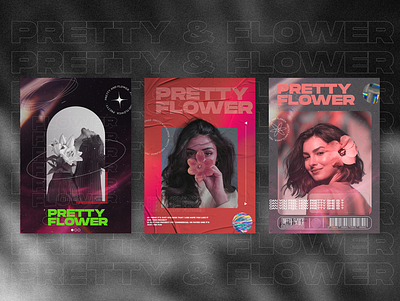 Pretty & Flower art cover design flayer flower graphic design music poster street streetstyle urban