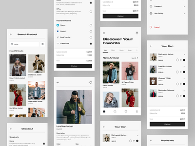 Chalee Fashion Store App Design