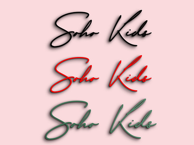 Soha Kids LOGO DESIGN