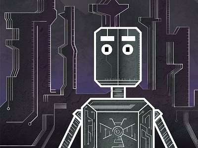 <File Not Found> circuit key art movie robot