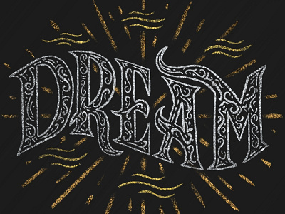 Dream drawn type experimental hand lettering illustration lettering letters type typography