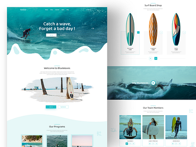 Surfing Club Web UI