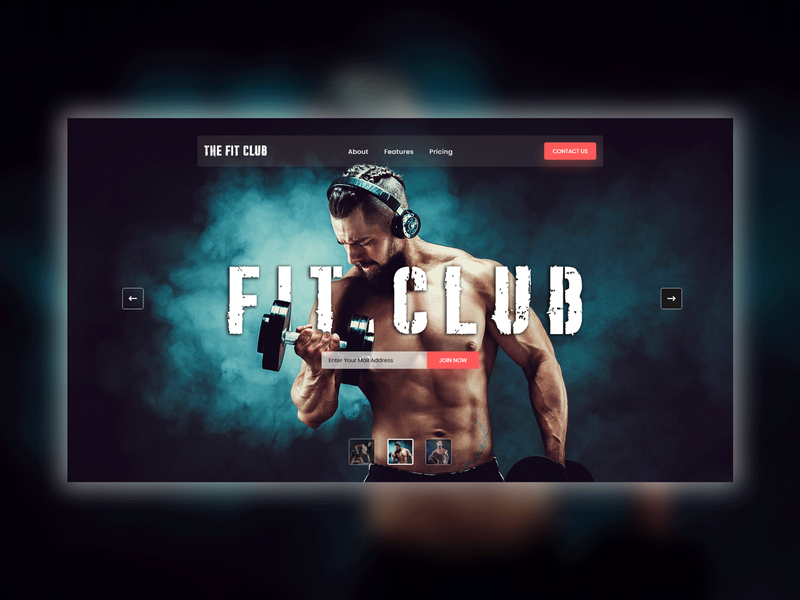 Fitness Club Web UI