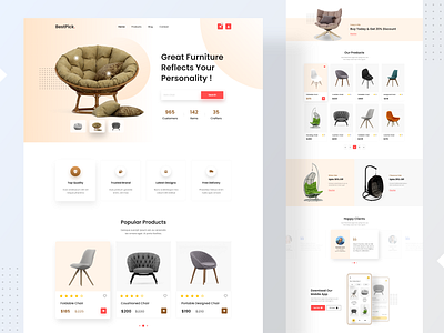 Furniture E-Commerce Web UI