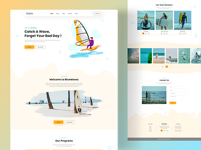 Surfing Club Web UI