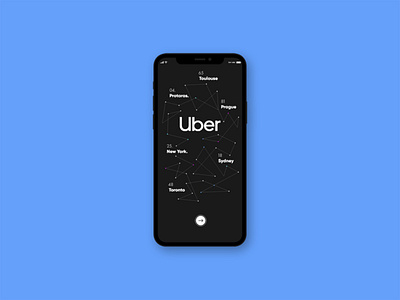 Uber recast mobile application app design ui ux web