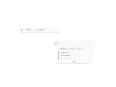 DailyUI - 022 / Minimalist Search bar