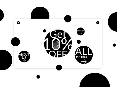 DailyUI - 036 / Special offer 036 36 app black black and white daily dailyui design discount card discount offer flat minimal round special typography vector white white space