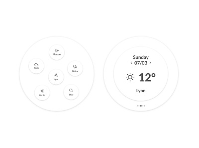 DailyUI - 037 / Weather home tool 037 37 daily dailyui design home icon minimal tool ui weather weather app