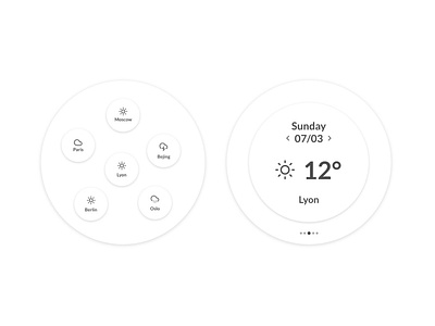 DailyUI - 037 / Weather home tool