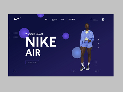 Nike Website Design branding concept design error 404 error page landing landingpage nike nike air nike running sarfaka ui ux vector webdesign website website design