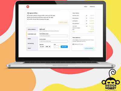 Credit card checkout page creditcardcheckout interactiondesign microinteractiondesign ui uidesign ux uxdesign webdesign webdesigner
