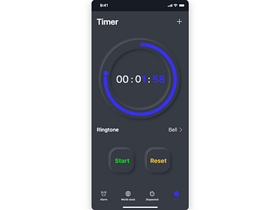 Countdown timer screen design dailyui dailyuichallenge directmessage graphicdesign icondesign iconography icons ios iosdesign neomorphicdesign neomorphism ui uiinspiration ux uxgorilla uxui webdesign webdesigner