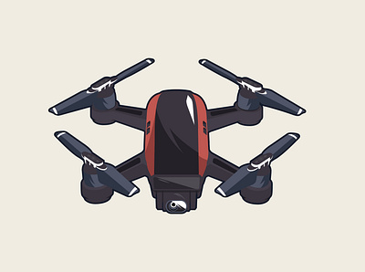 DJI Quadcopter design designoftheday graphicdesigner illustration illustrator vector vectorart vectorartist vectorartwork