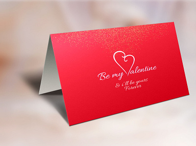 valentine's day card design illustration photoshop