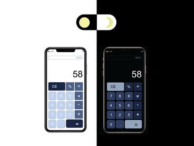 Daily UI Challenge 001 - Calculator app beginner calculator ui design figma illustration ui