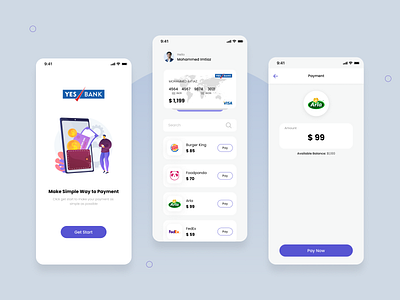 Payment Mobile App Design by Hany Raaj on Dribbble