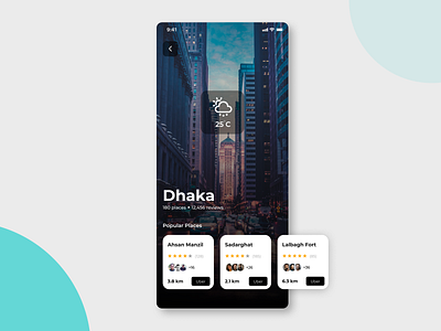 Travel App Mobile UI