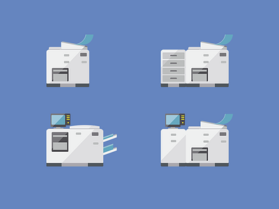 Copier and On-demand icon