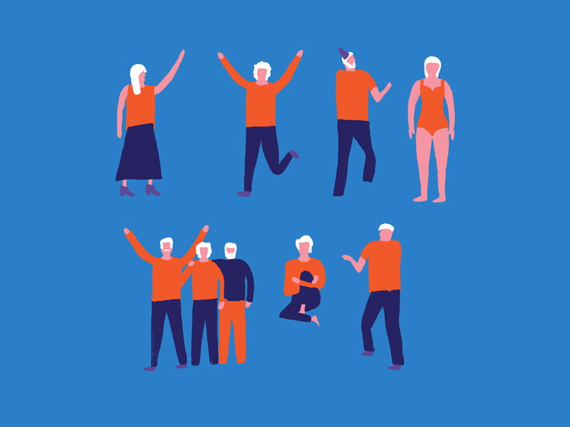 Pink Friends by Gui Athayde on Dribbble