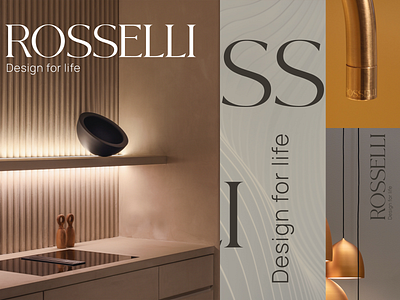 Rosselli - Branding aesthetic branding design forniture graphic design isotype italian logo logotype madeintaly typography
