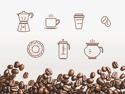 Coffee Line Icons