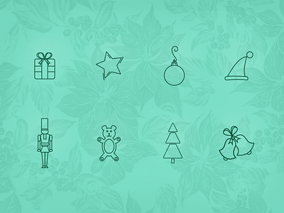 Holiday Line Icons