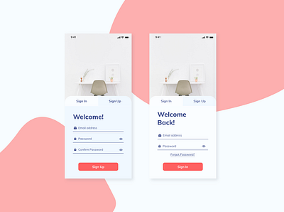 SignIn Practice design exercise minimal practice ui ux