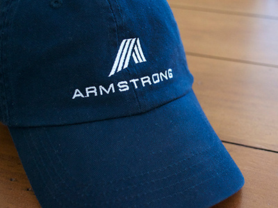 Armstrong Ball Cap a aviation blue collateral logo