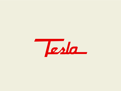 Tesla retro logo